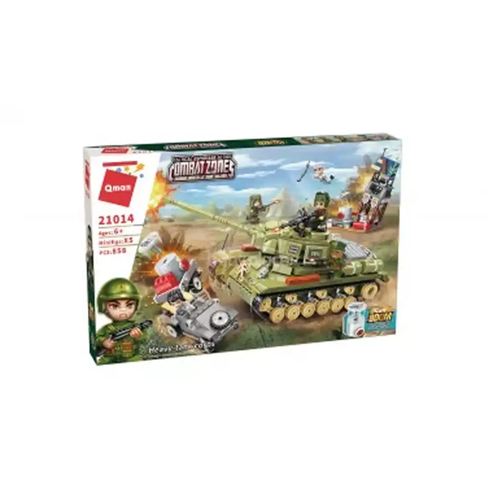 Qman - Combat Zones Tank Corps 858 Pieces - C21014