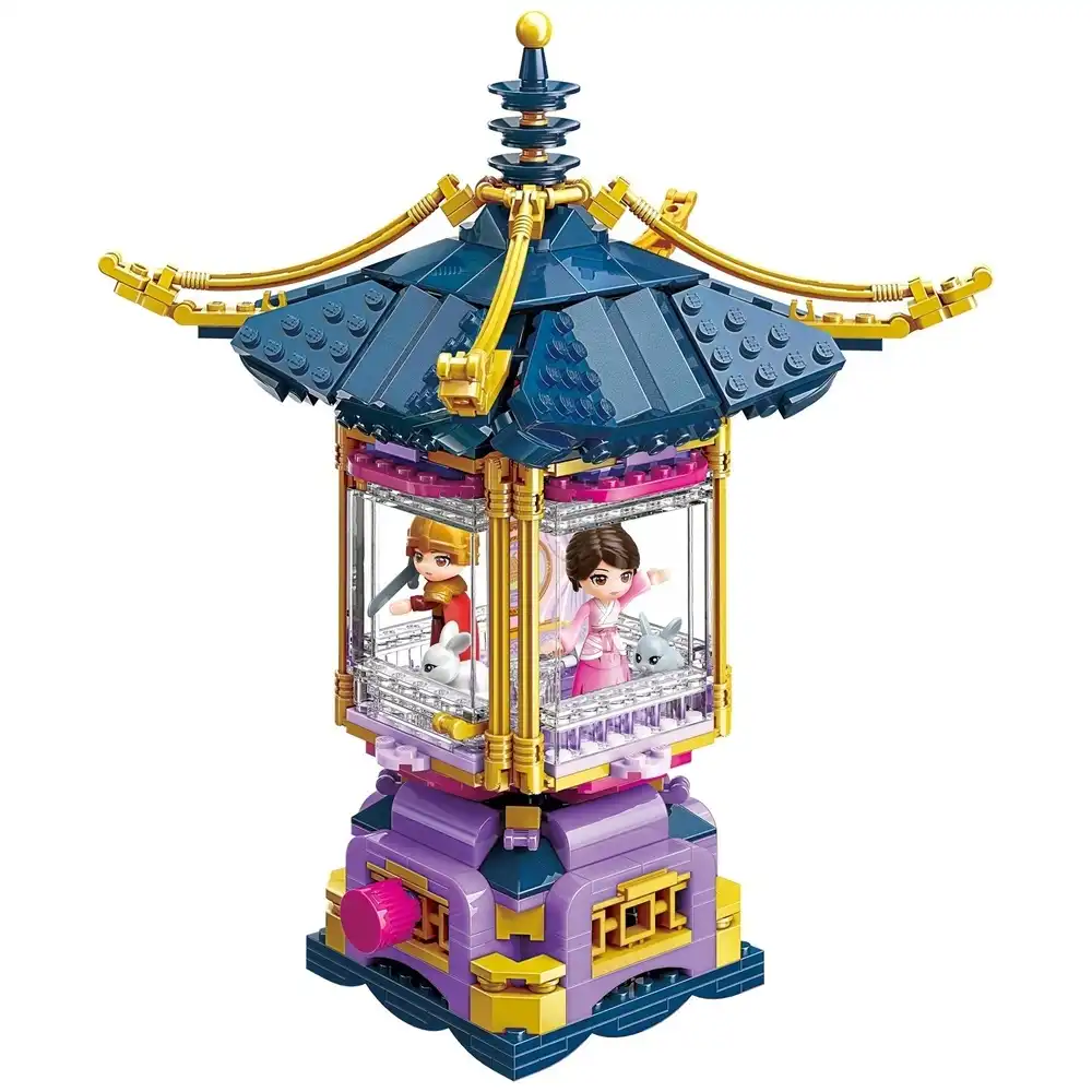Qman - Mulan Lantern with Light Bricks 477 Pieces - C33014