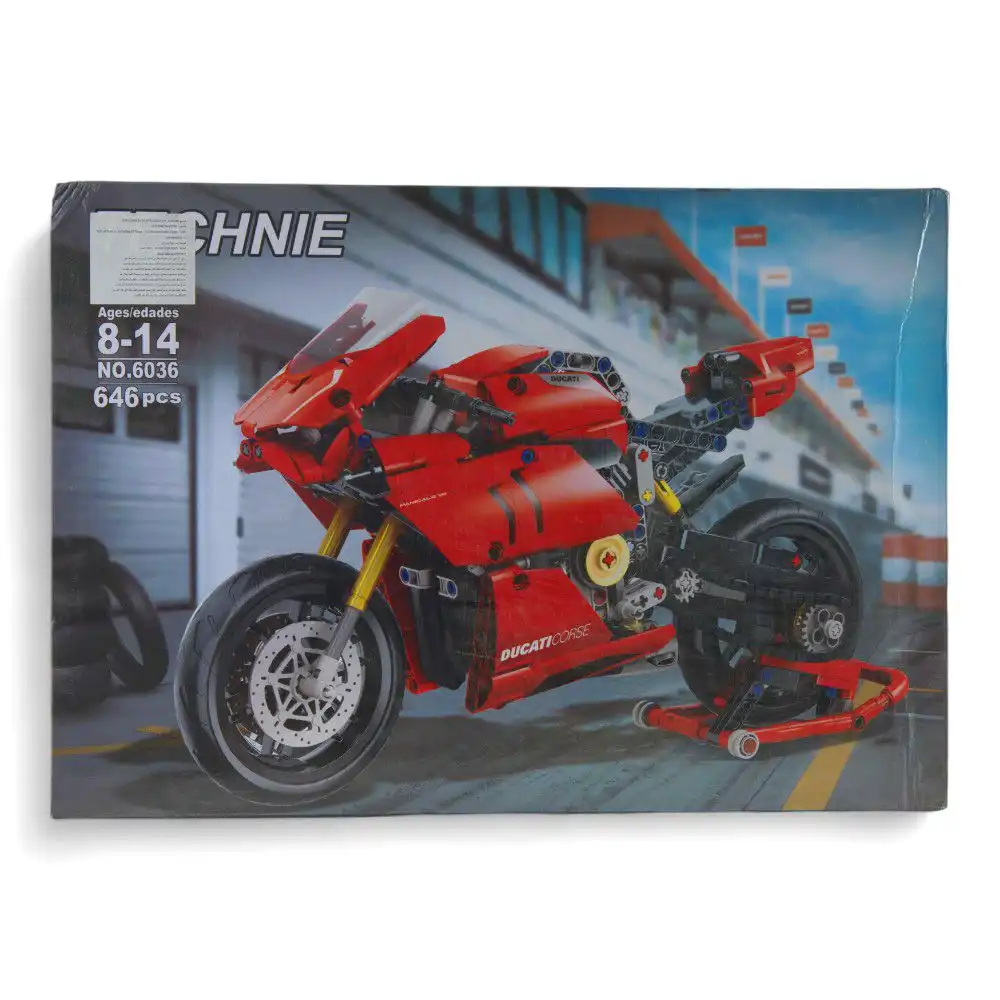 Technic Motorbike Ducati Panigale V4 R Building Blocks 646 Pieces - 6036