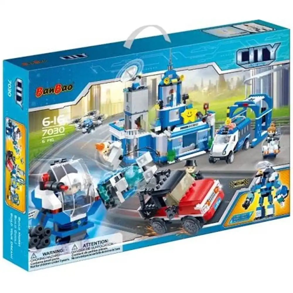 Banbao - City Police Station 1147 Pieces - 7030