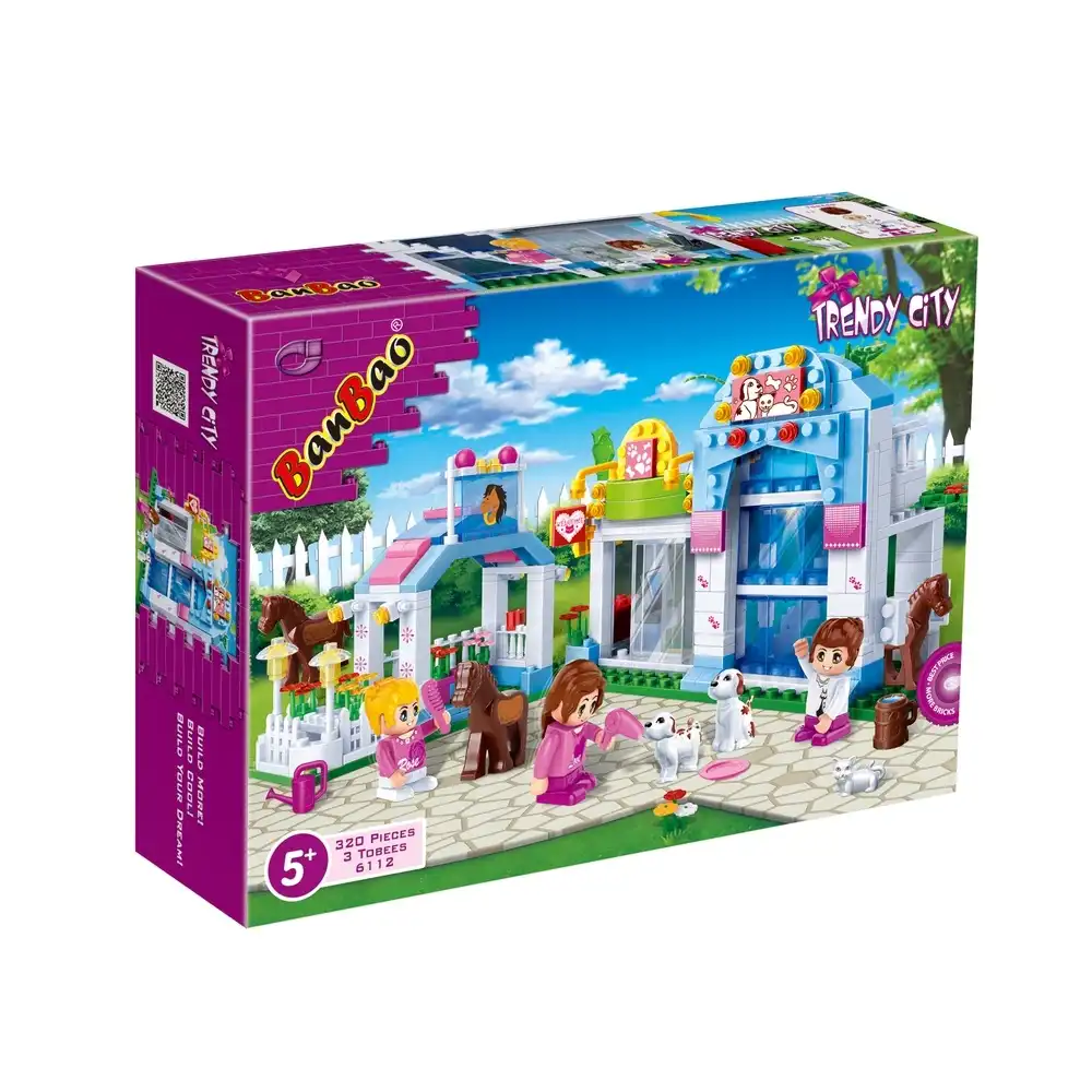 Banbao - Trendy City Pet Store 320 Pieces - 6112