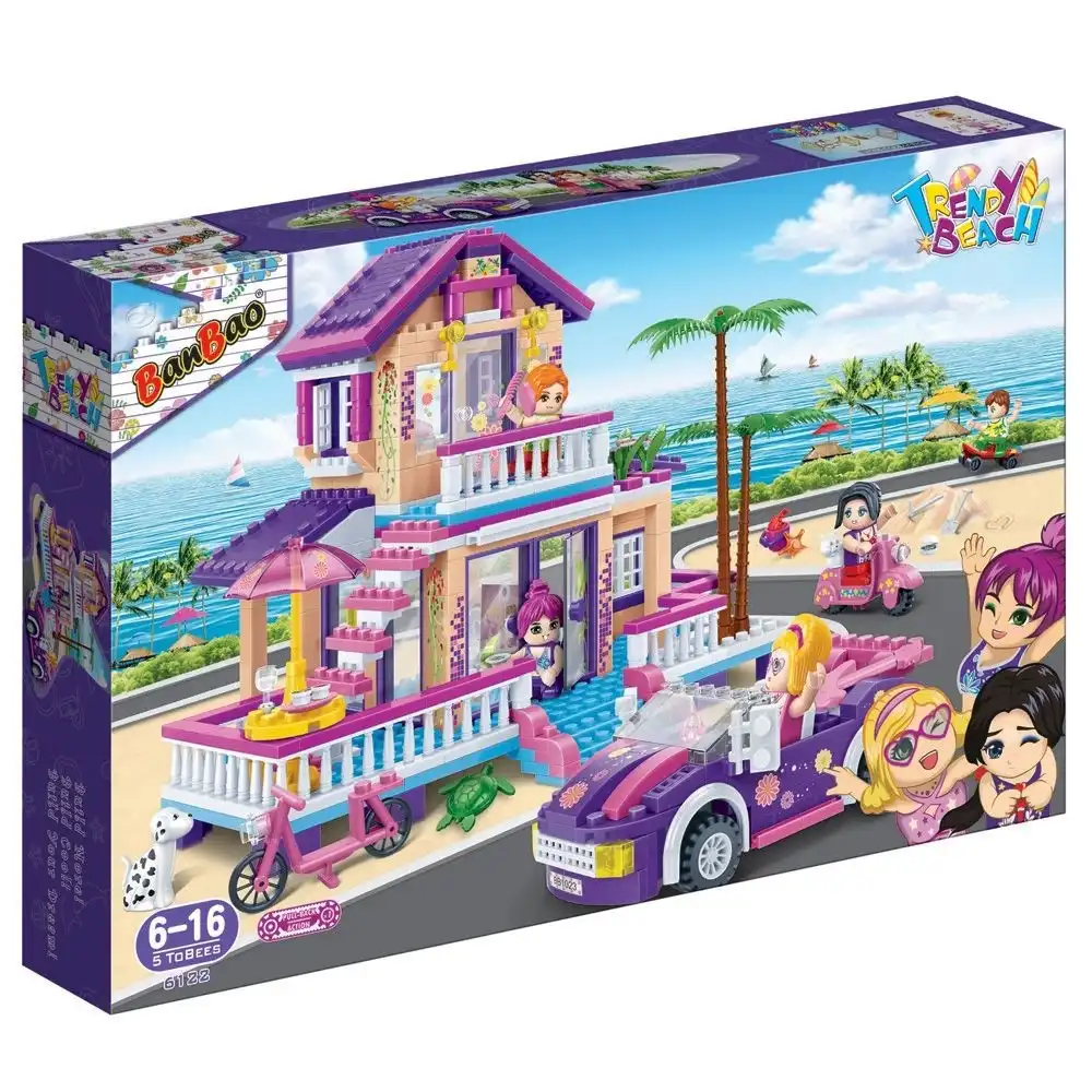 Banbao - Trendy Beach House 565 Pieces - 6122