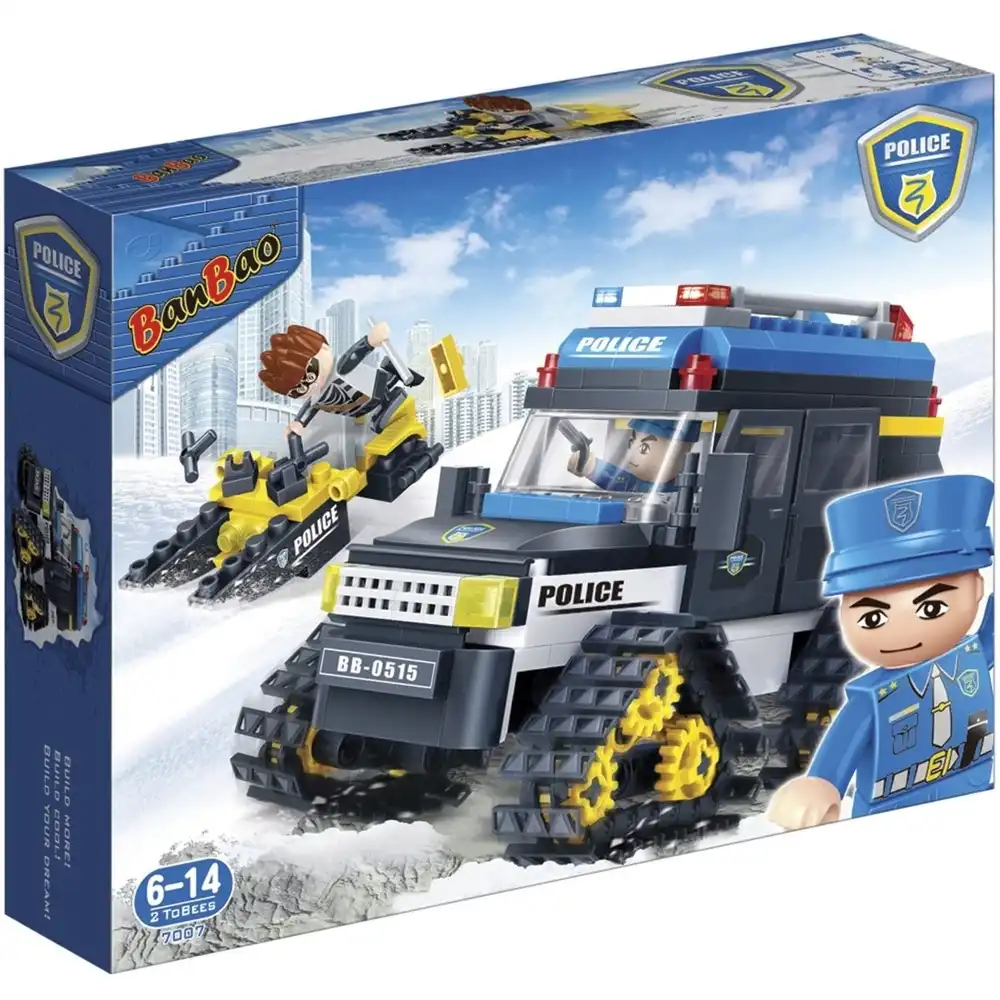 Banbao - Police Snow Car 315 Pieces - 7007
