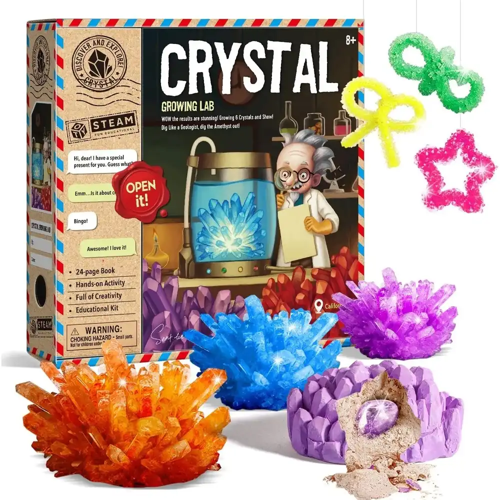 Eduman - Crystal Growing Lab Kit - EDM157