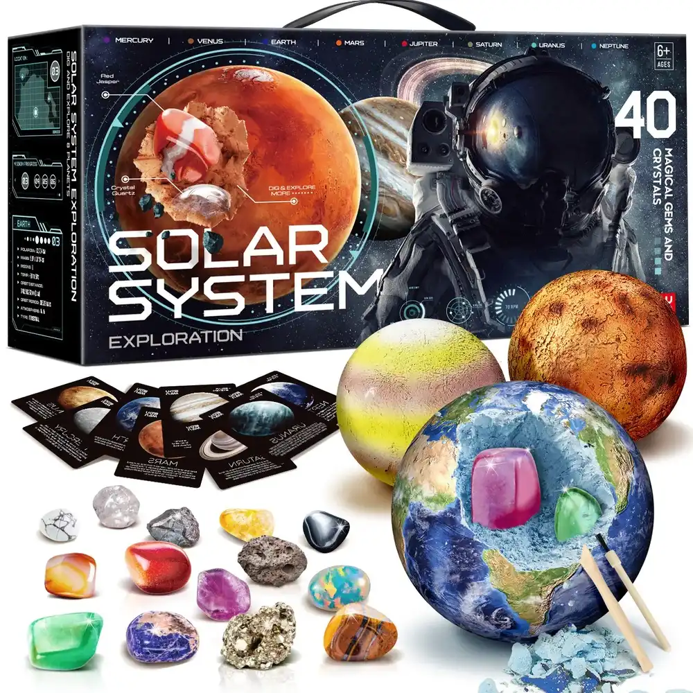 Eduman - Solar System Exploration 40 Real Gems and 8 Planets - EDM164