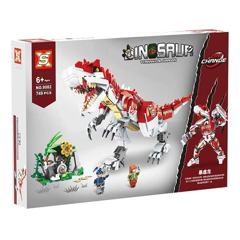 Dinosaur Tyrannical Dragon 2 in 1 749 Pieces - 9082