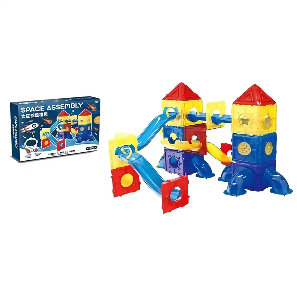 Space Assembly Snap Fit Building Shapes 110 Pieces - 2102