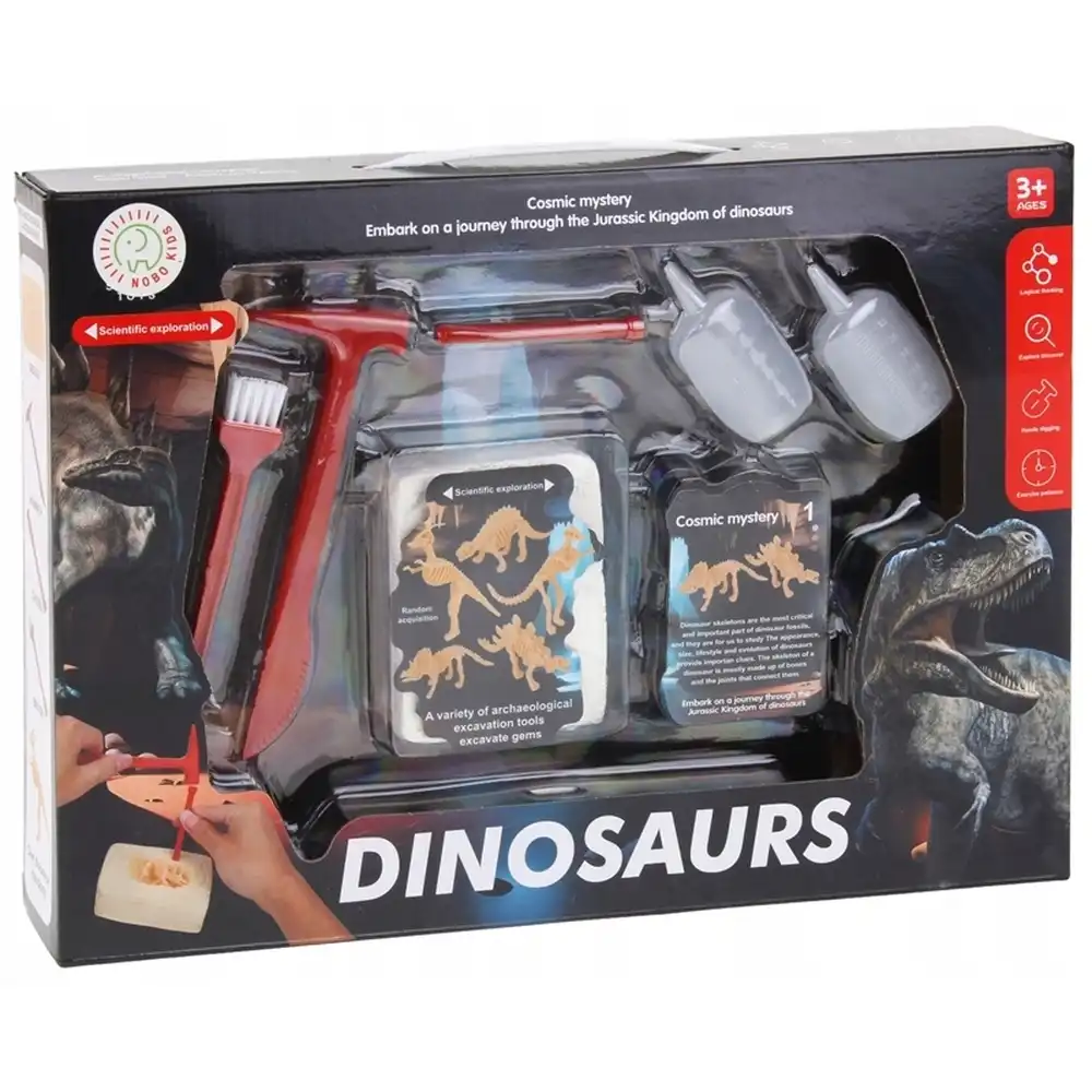 Dinosaurs Excavation Tools Educational Game with Accessories - MLGB04-1