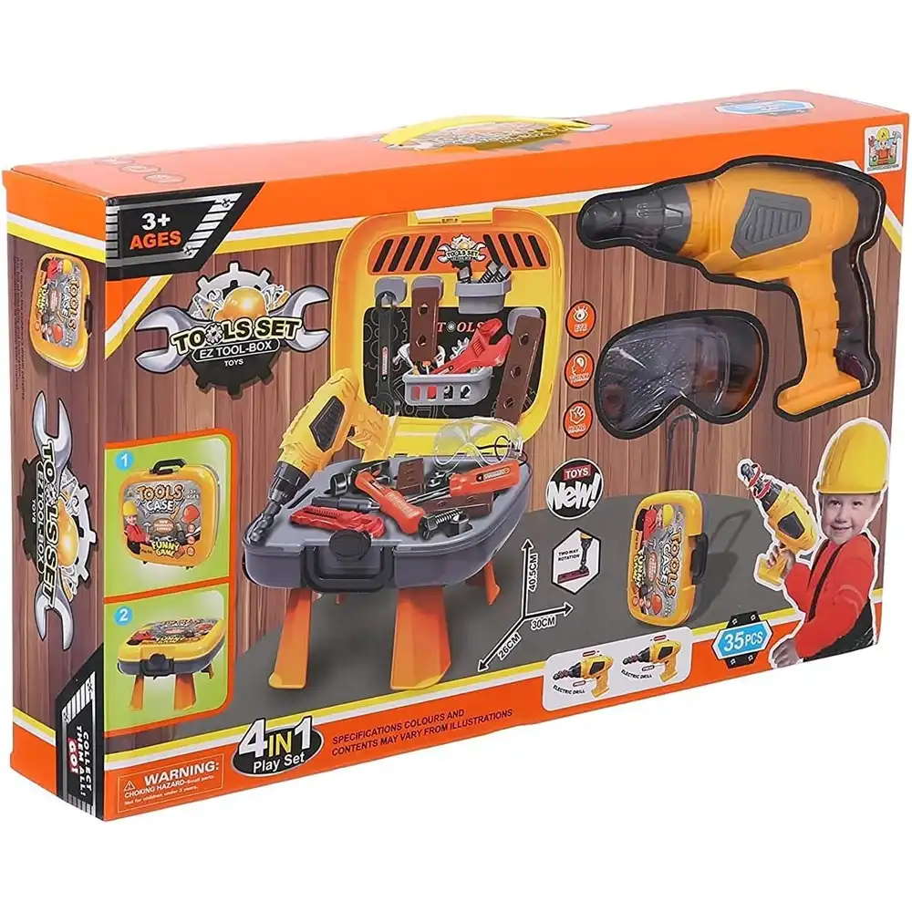 Tools Case 4 in 1 Play Set 35 Pieces - 36778-71