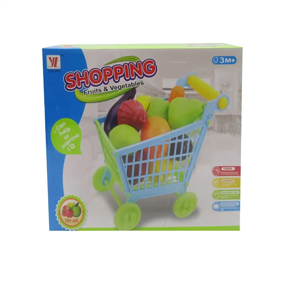 Shopping Cart with Vegetables and Fruits - 588