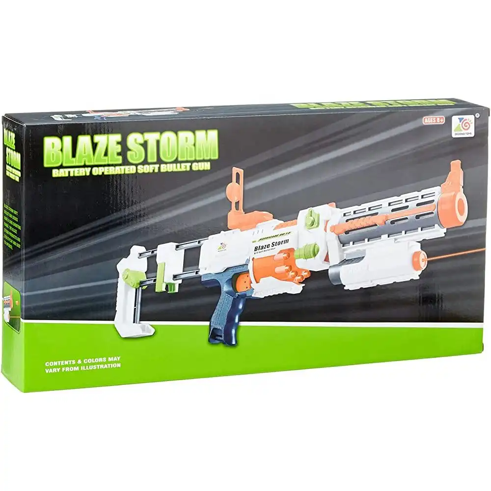 Blaze Storm Battery Operated Soft Bullet Gun - 7024