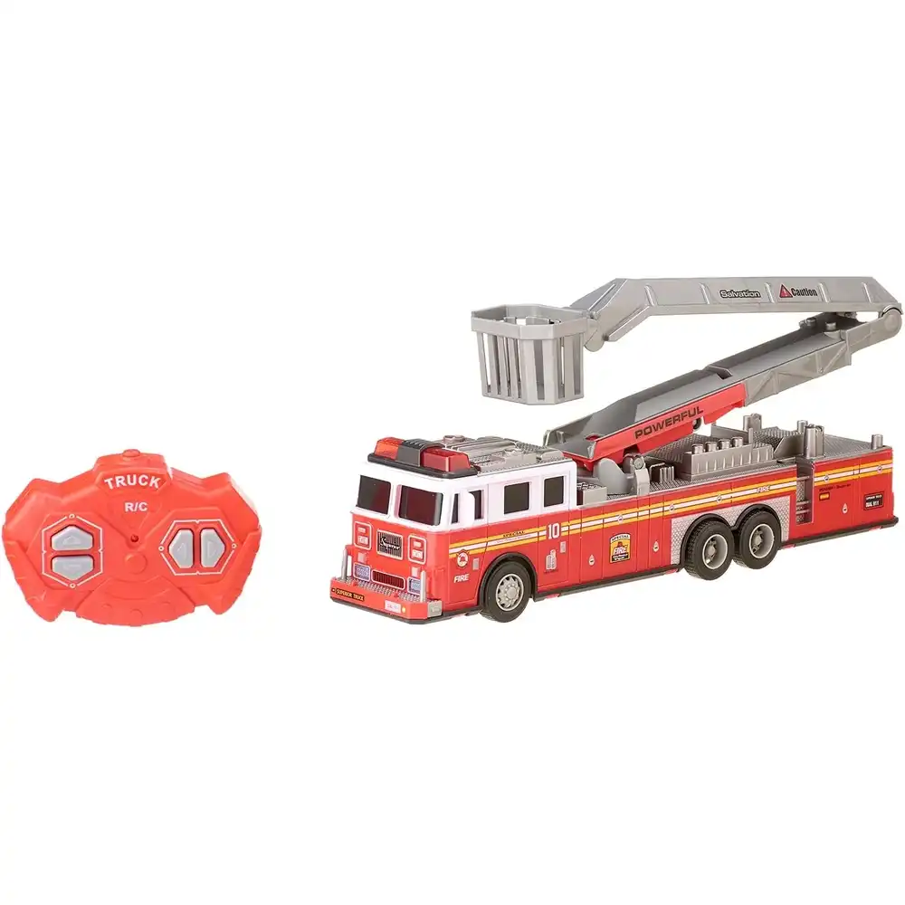 City Rescue Brigade Fire Truck with Remote Control - 716