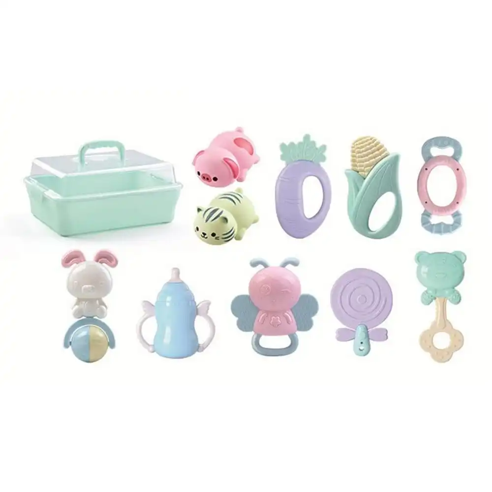 Baby Rubber Rattles Box 10 Pieces - 031019-R6210F