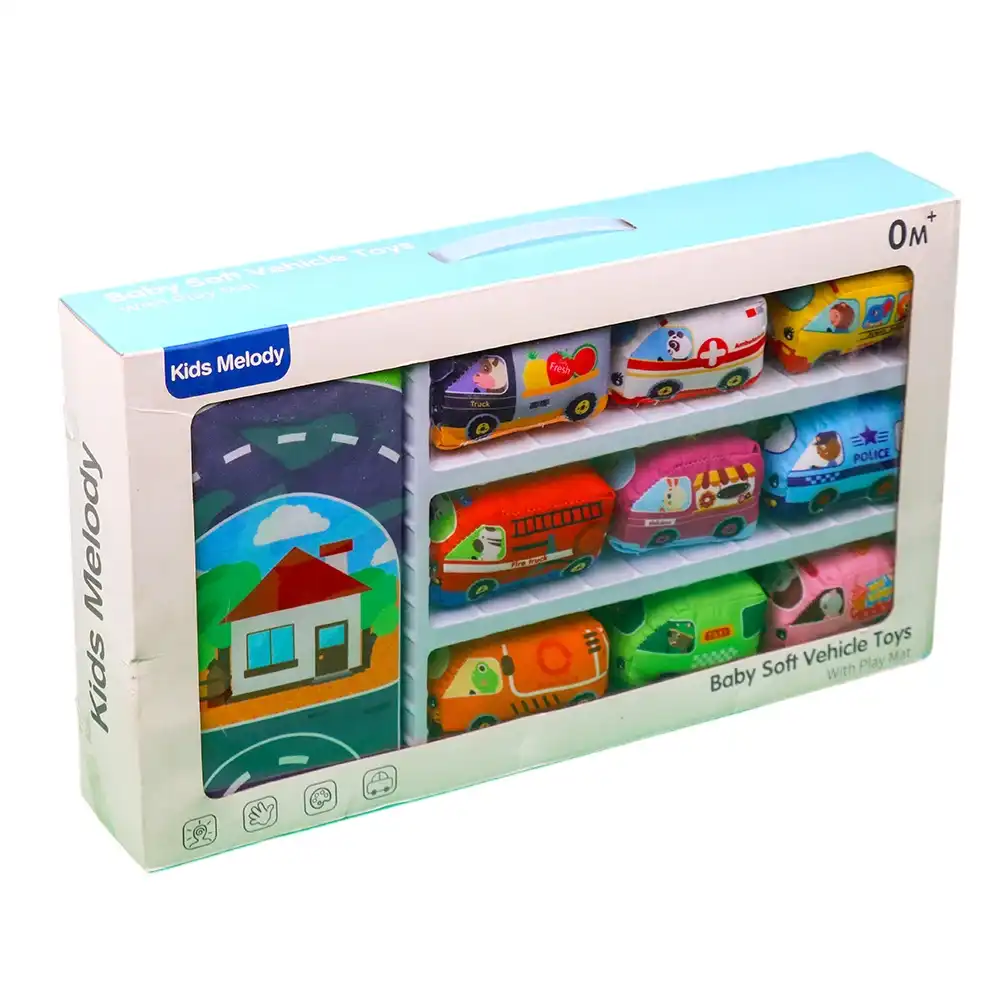 Baby Soft Vehicle Toys with Playmat - 6622