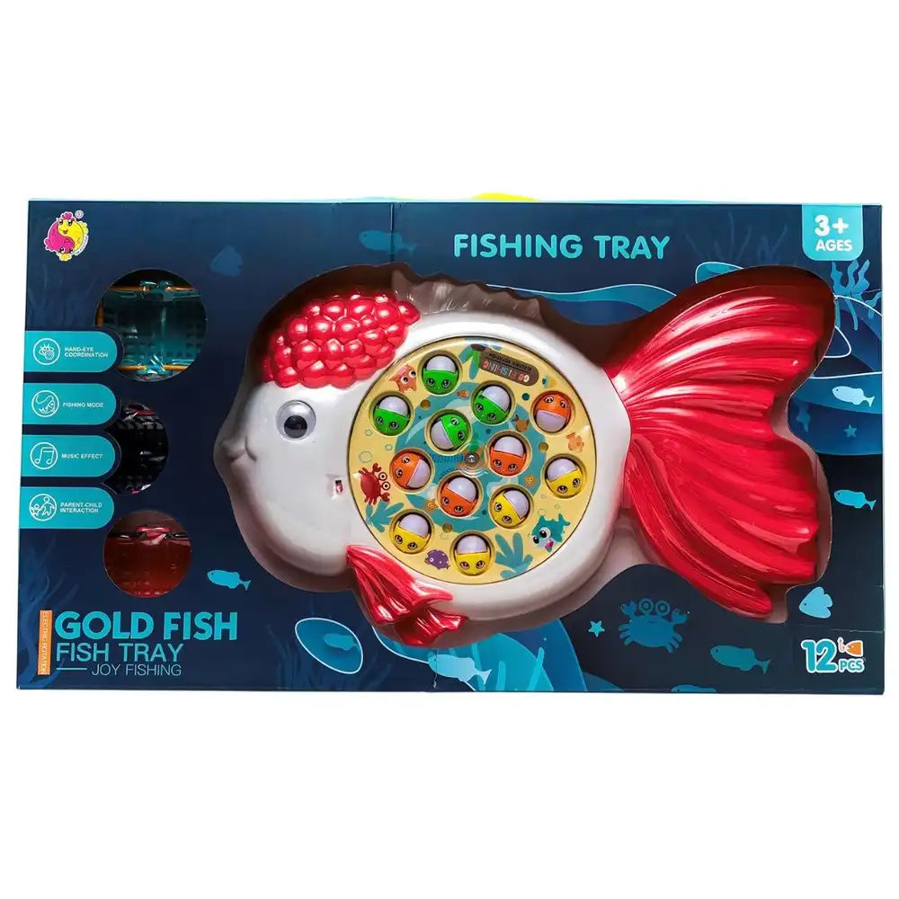 Rotating Fishing Game with Music 12 Fish - 7720B