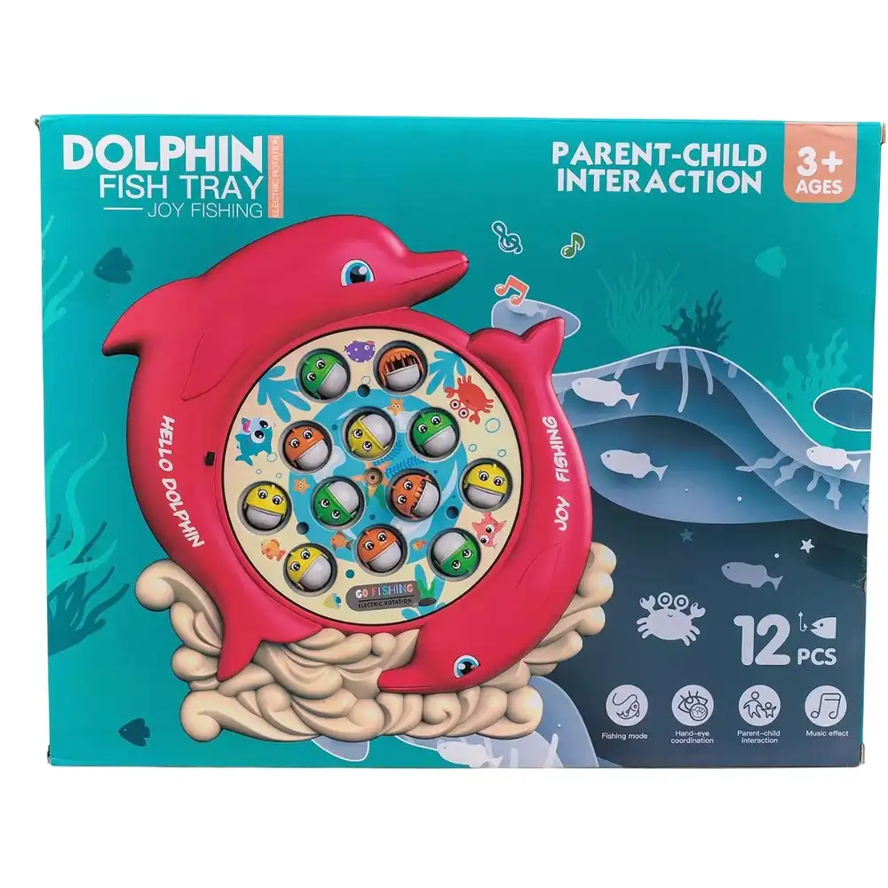Rotating Fishing Game with Music 12 Fish - 7723B