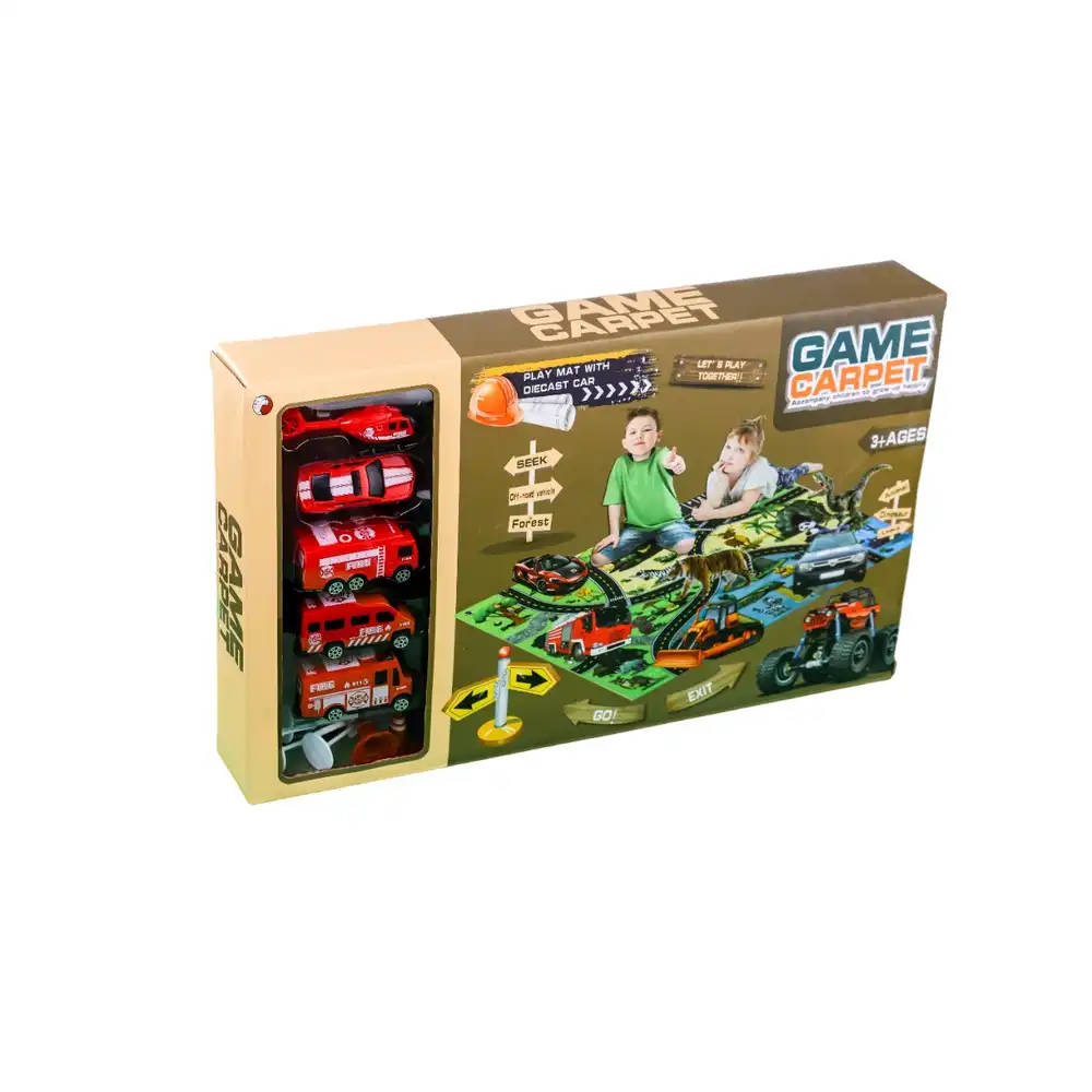 Game Carpet Fire Car Play Set - B801-H5