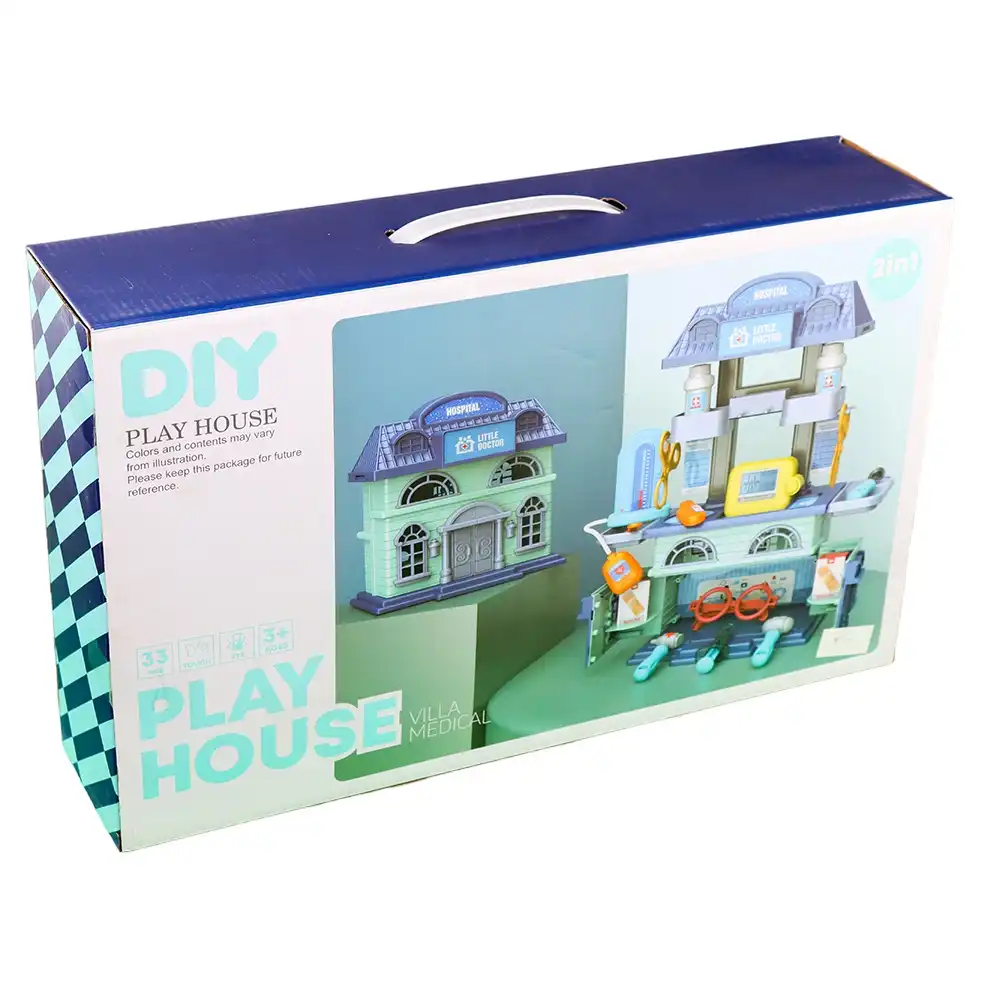 DIY Play Villa Medical House 33 Pieces - 15R08