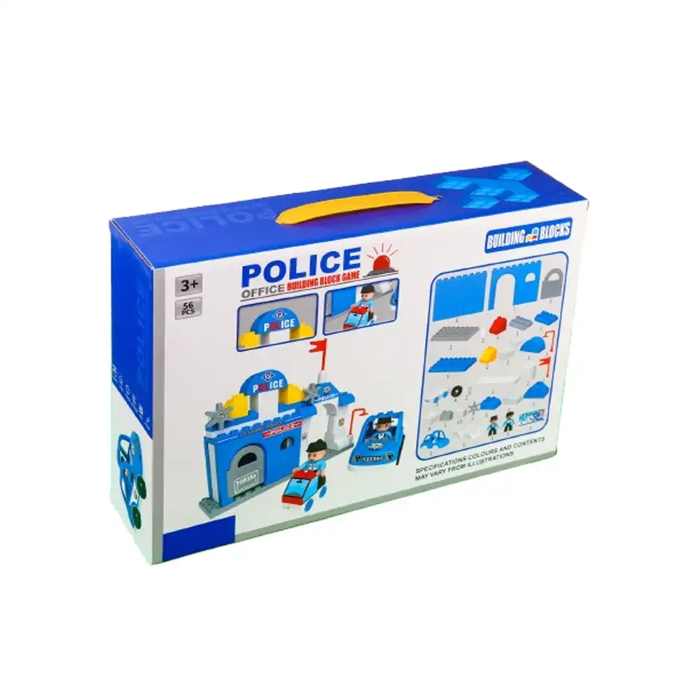 Police Office Building Block Game 56 Pieces - 1101