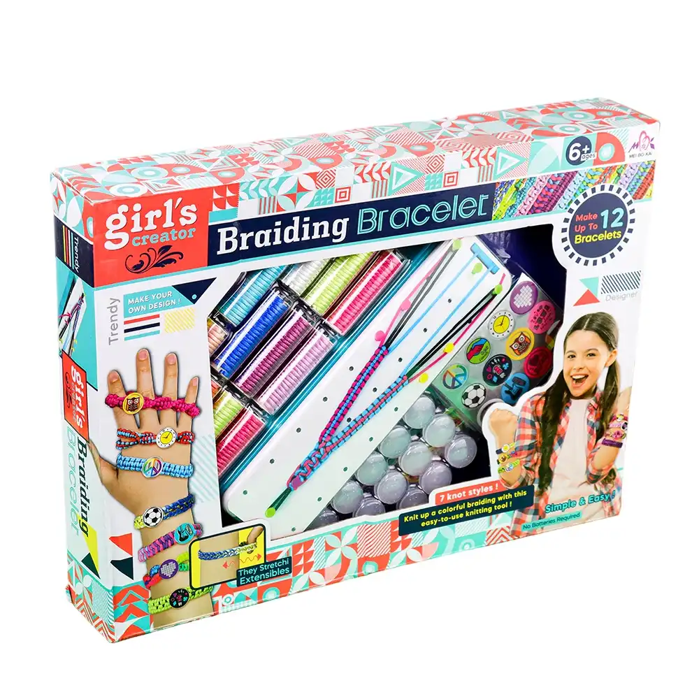 Girls Creator Braiding Bracelet Set - MBK-291K