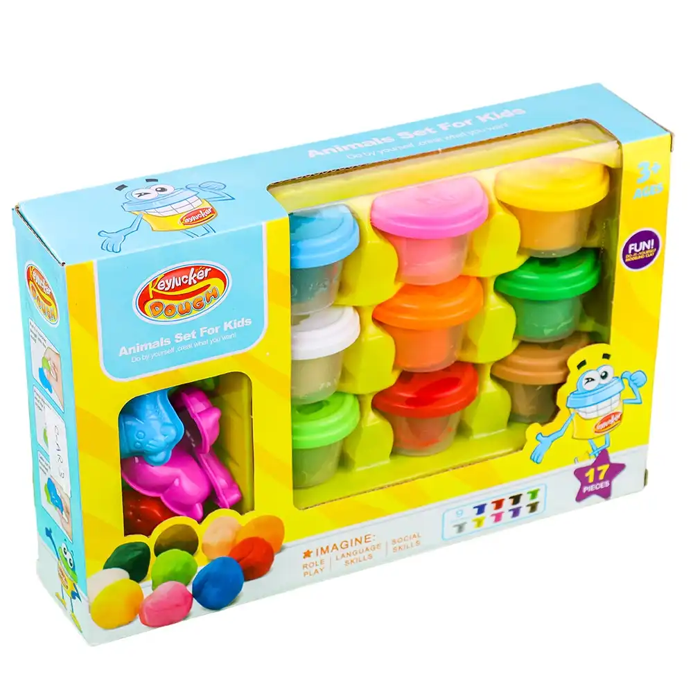 Animal Dough Sets 17 Pieces - KA7035