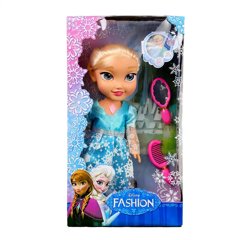 Elsa Fashion Doll Interactive 33 cm with Accessories - 368-02