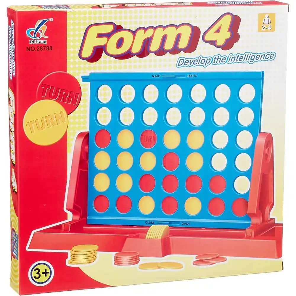Connect 4 Classic Board Game - Red - 28788