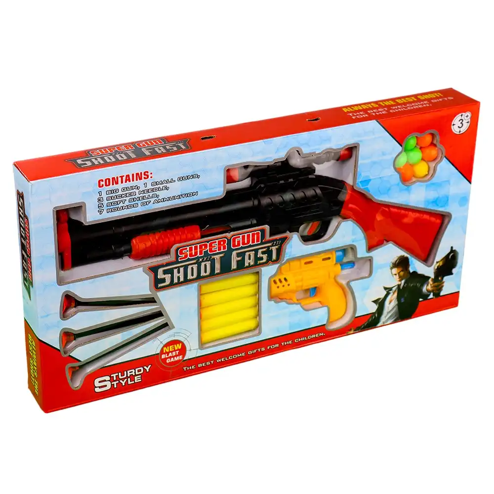 Shoot Fast Super Guns with Foam Bullets and Balls - 6000-2