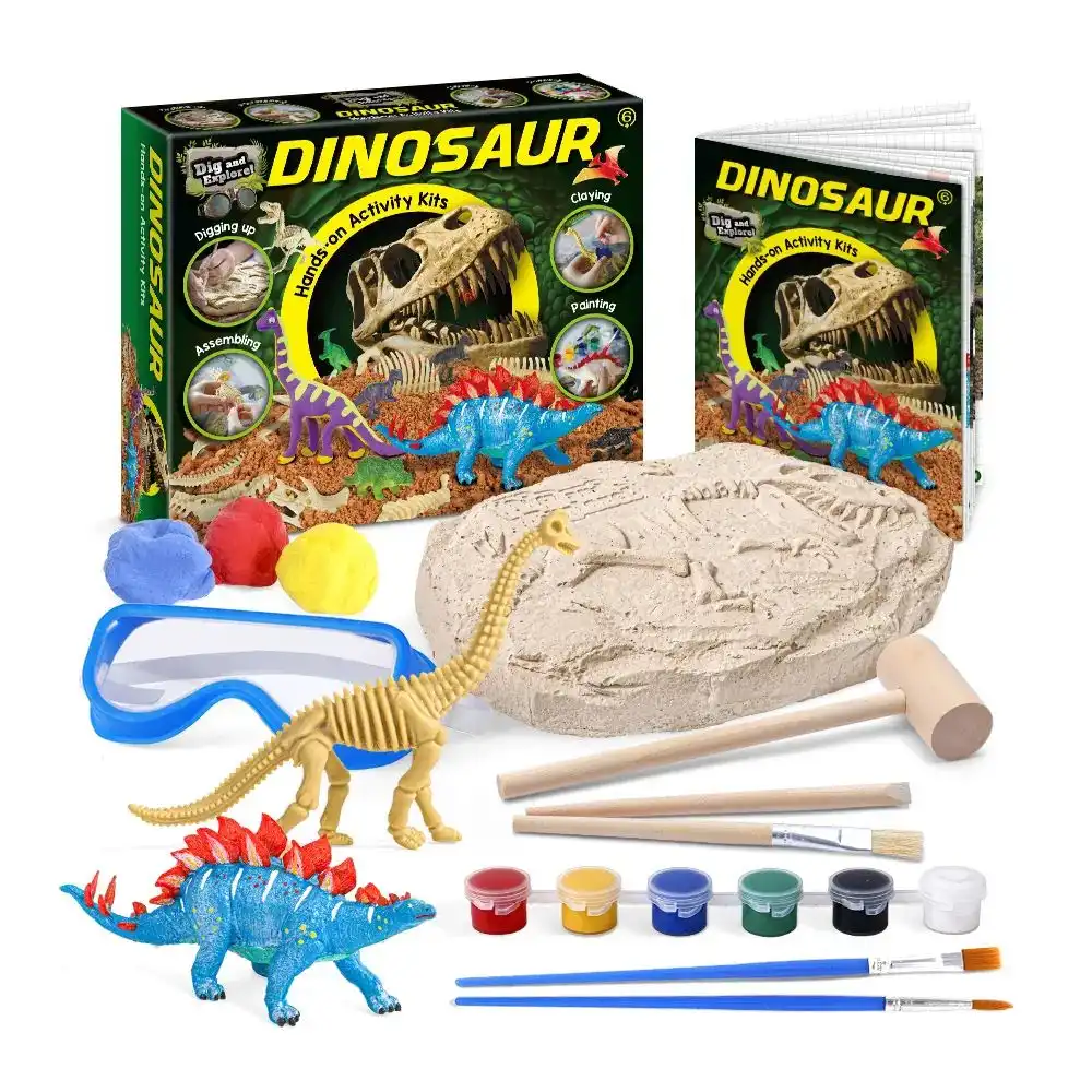 Eduman - Dinosaur Hands-on Activity Kit Dig And Explore Dinosaurs - D7269