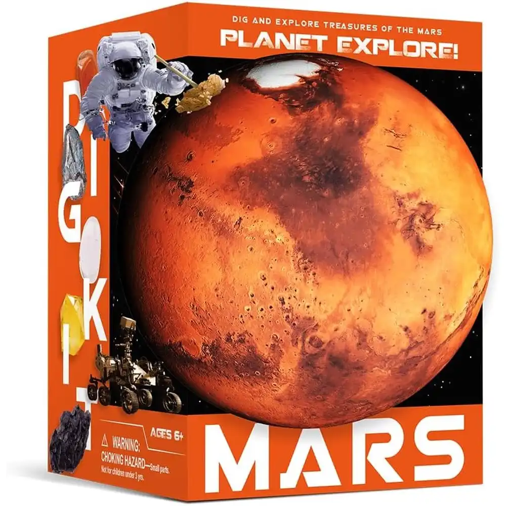 Eduman - Dig and Explore Treasures of Mars Planet Explore Dig Kit - D7280G
