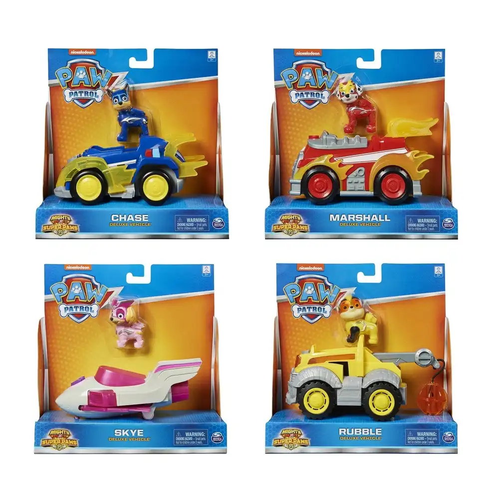 Spin Master - Paw Patrol Movie Mighty Pups Super Paws 4 Models - 6059089