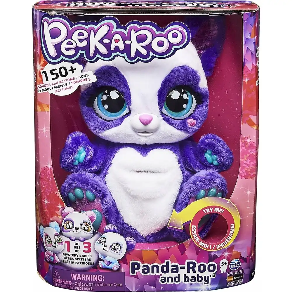 Peek-A-Roo- Interactive Plush Panda-Roo - 6060420