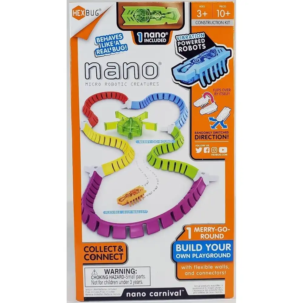 HexBug Nano Carnival Micro Robotic Creatures ( 10 Pcs ) - 6068916