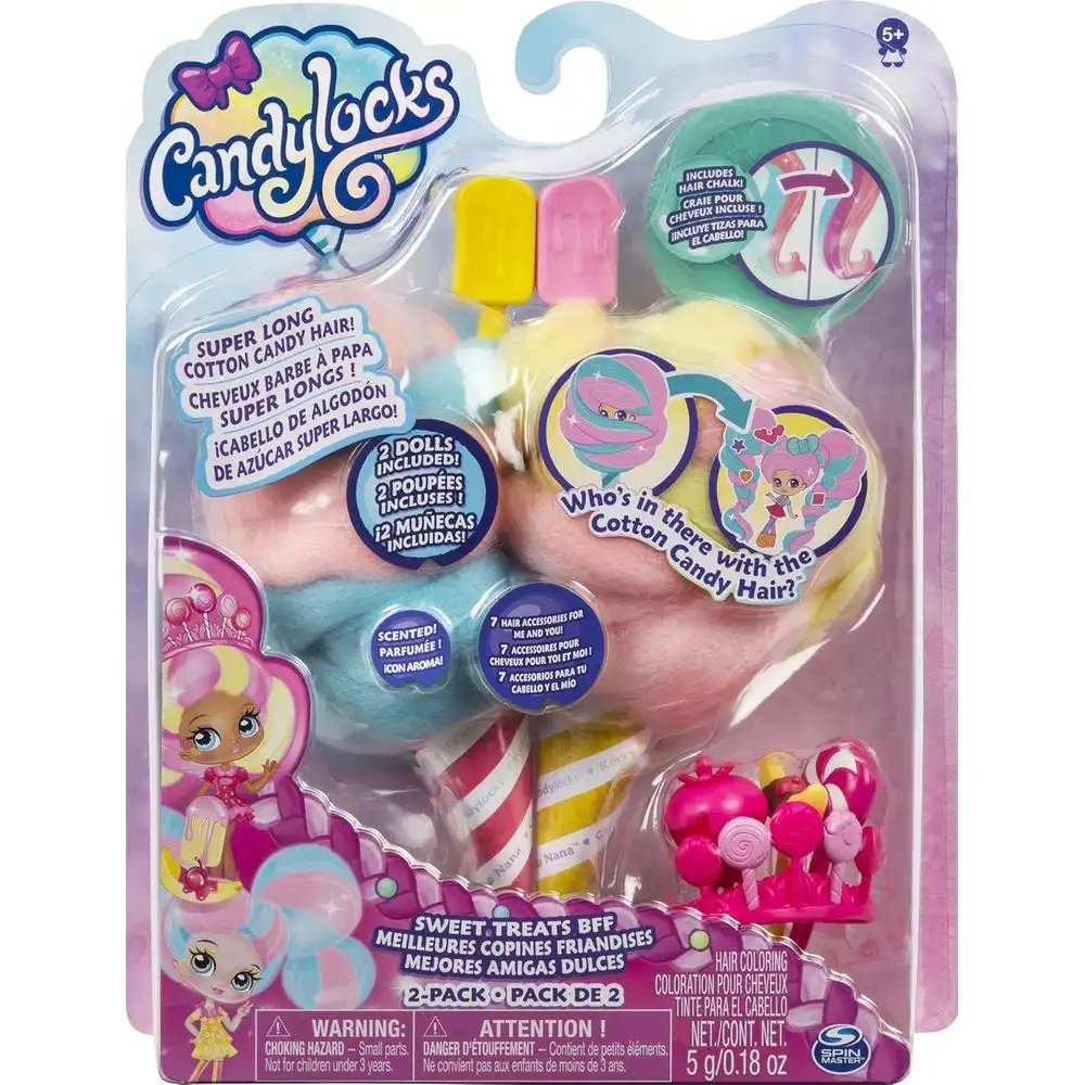 Spin Master - Candy Locks Sweet Treats BFF 2-Pack With Candy Hire - 6052312