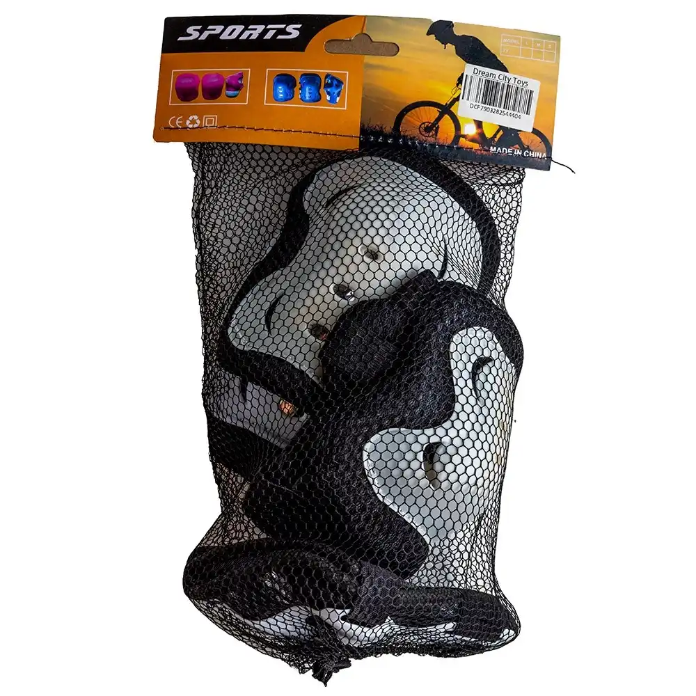 Elbow and Knees Safety Kit - Black - 023B