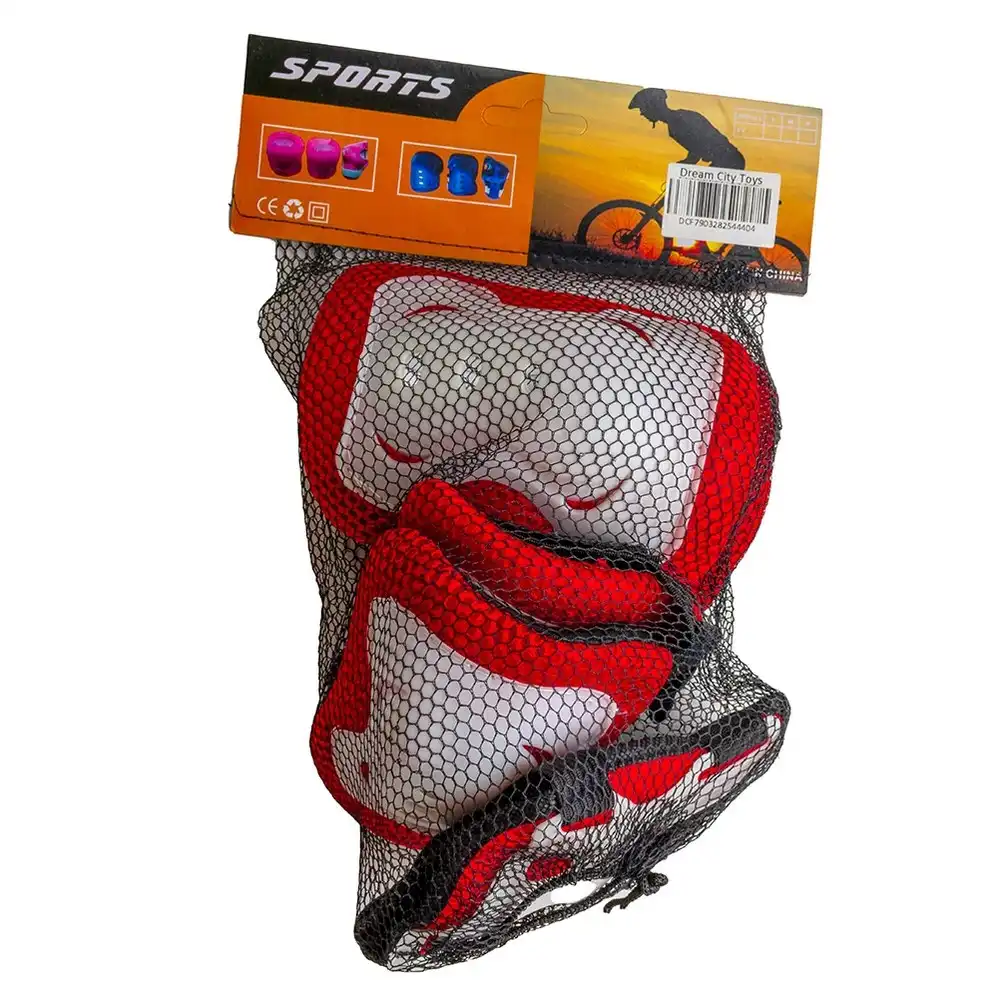 Elbow and Knees Safety Kit - Red - 023B