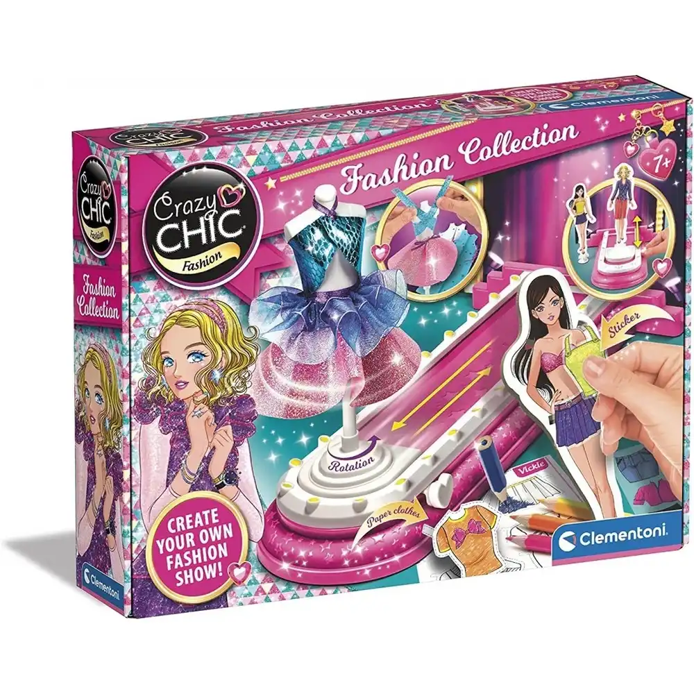 Clementoni - Crazy Chic Fashion Collection Create Cloths - 18666
