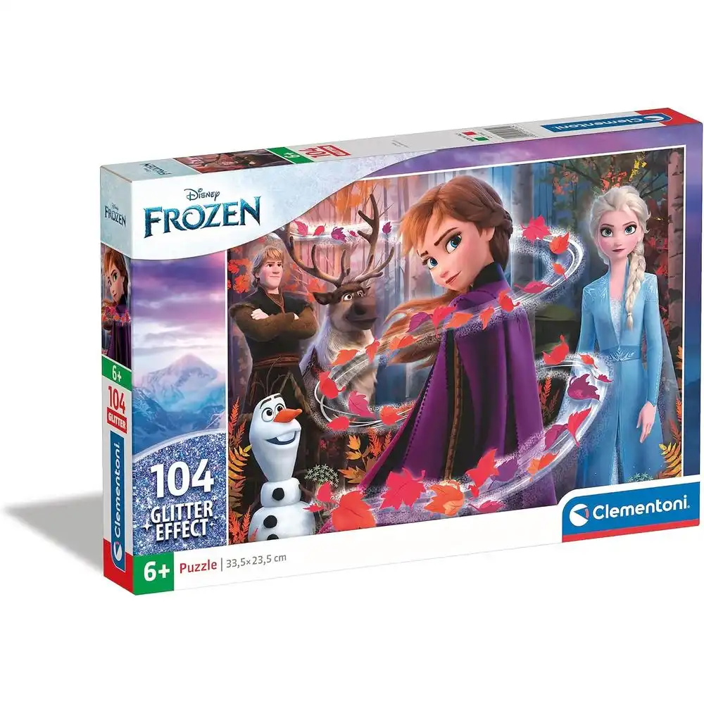 Clementoni - Disney Frozen 2 Glitter Effect Puzzle 104 Pieces - 20162