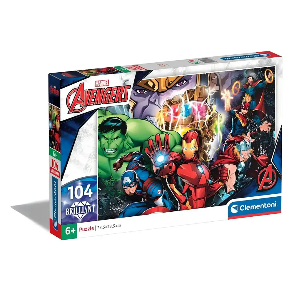 Clementoni - Marvel Avengers Brilliant Puzzle 104 Pieces - 20181