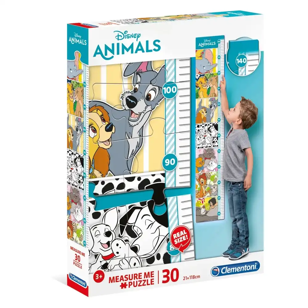 Clementoni - Animals Measure Me Puzzle 30 Pieces - 20335