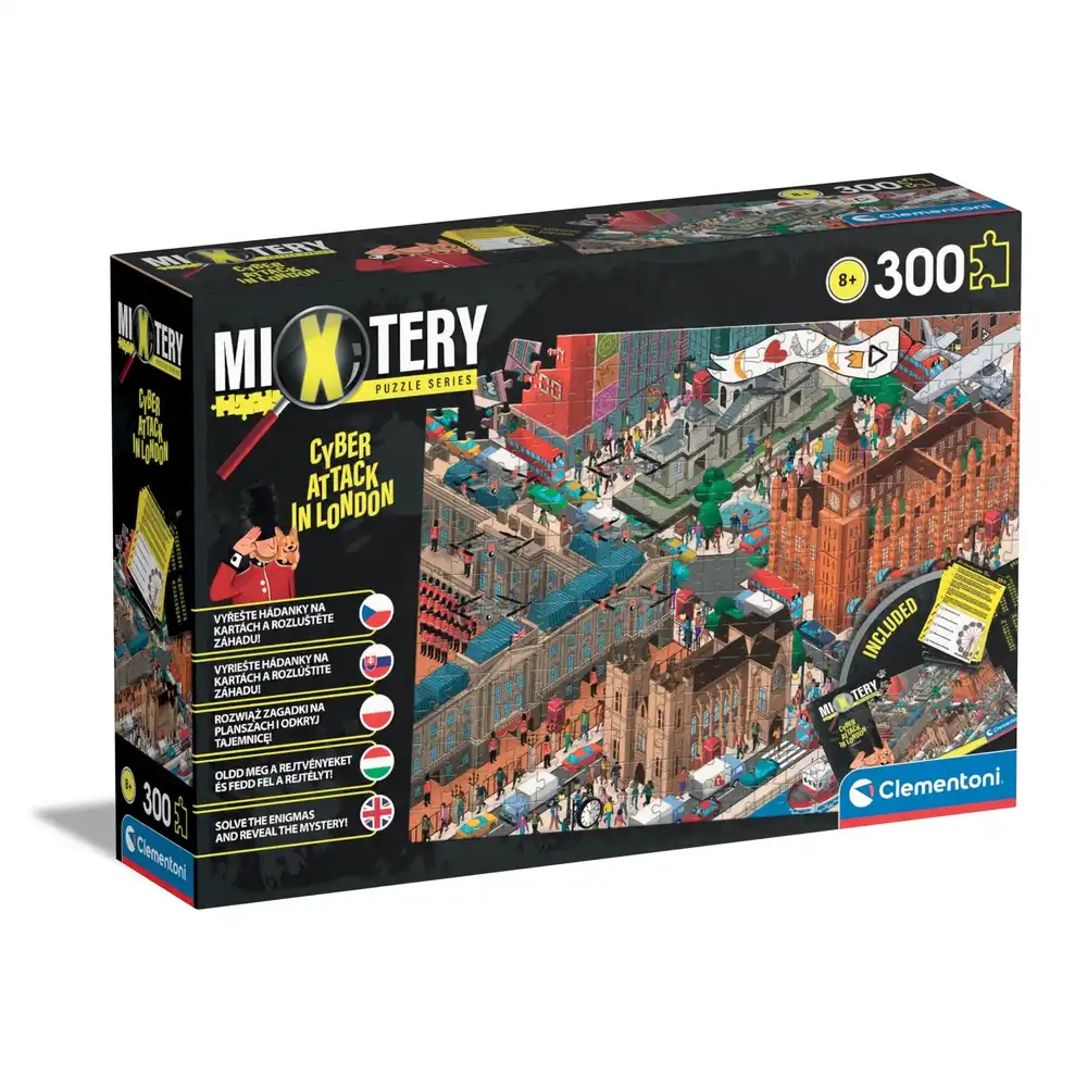 Clementoni - Hackers in London Mystery Puzzle 300 Pieces - 21711