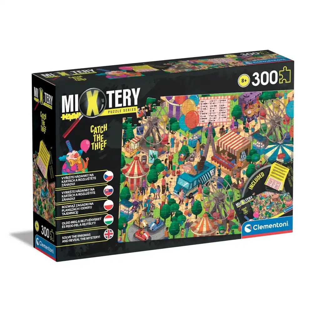 Clementoni - Catch the Thief Mystery Puzzle 300 Pieces - 21712