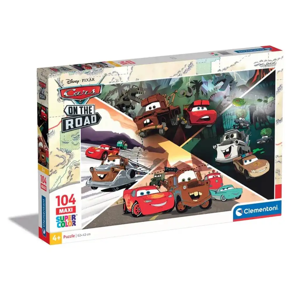 Clementoni - Disney Pixar Cars On The Road Puzzle 104 Pieces - 23774