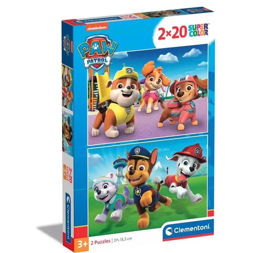 Clementoni - Paw Patrol Puzzle 2x20 Pieces - 24800