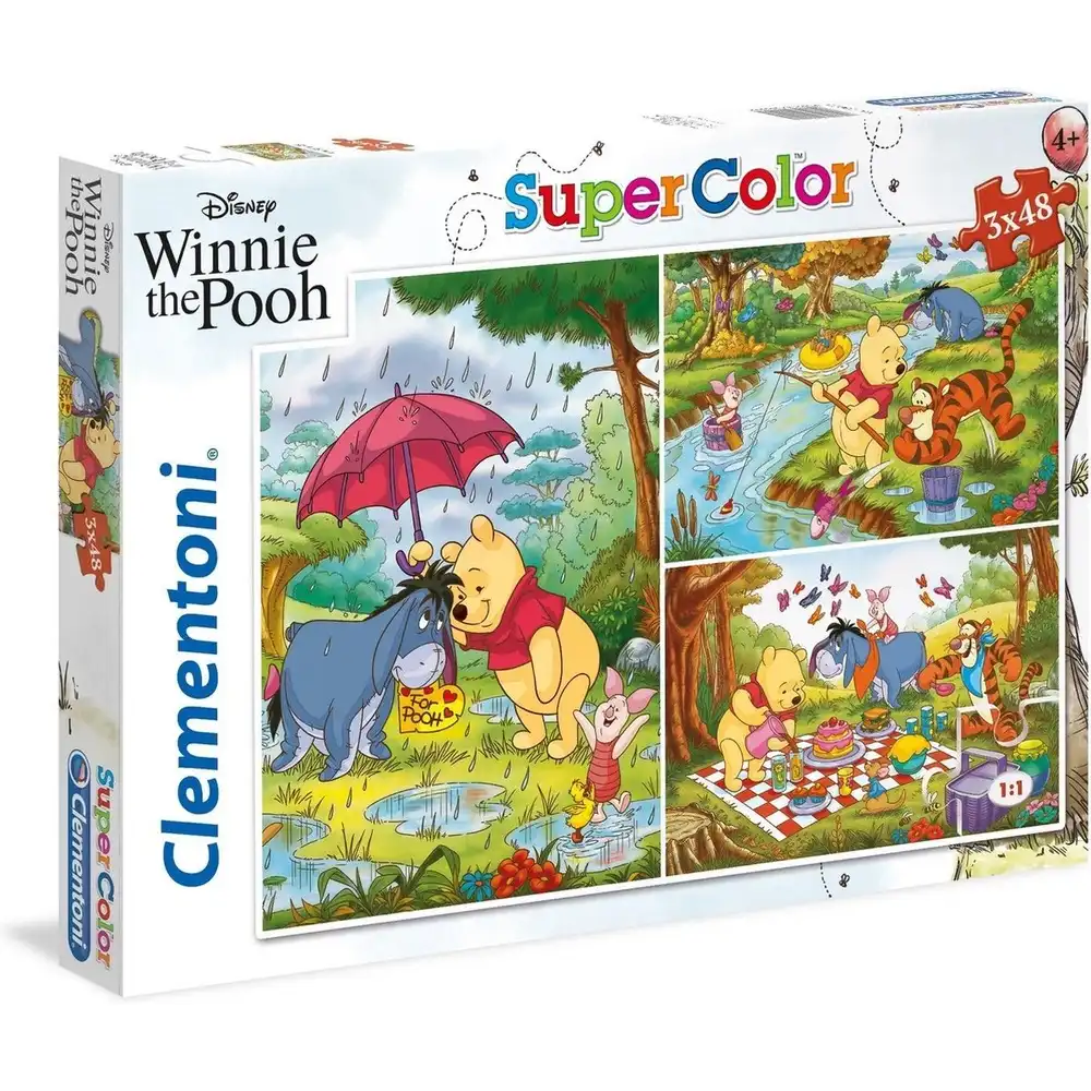Clementoni - Disney Winnie the Pooh 3 Sets Puzzle (3x48) - 25232