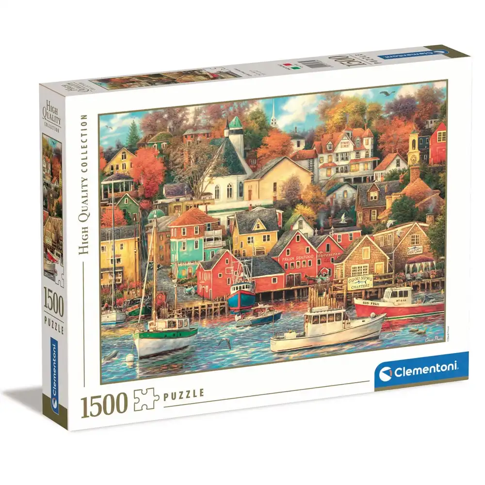 Clementoni - Good Times Harbor Puzzle 1500 Pieces - 31685