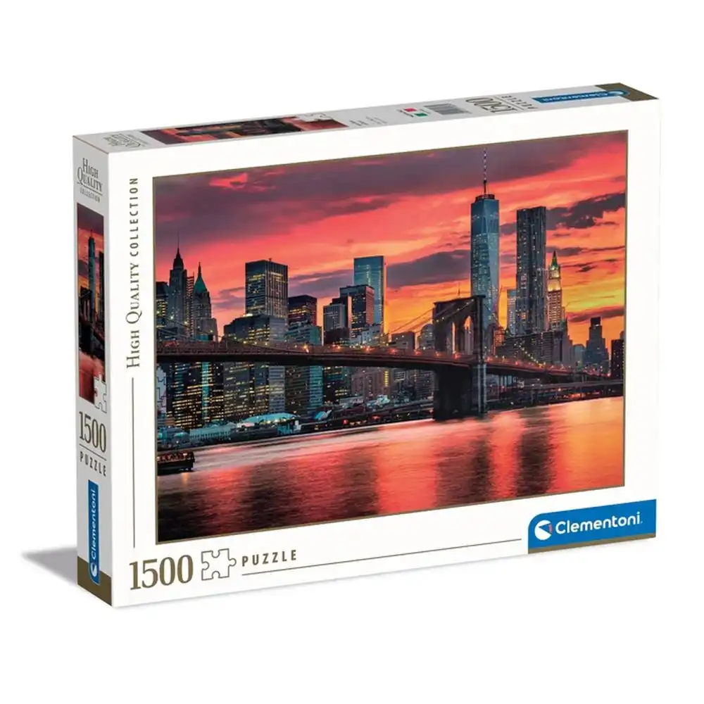 Clementoni - East River At Dusk Puzzle 1500 Pieces - 31693