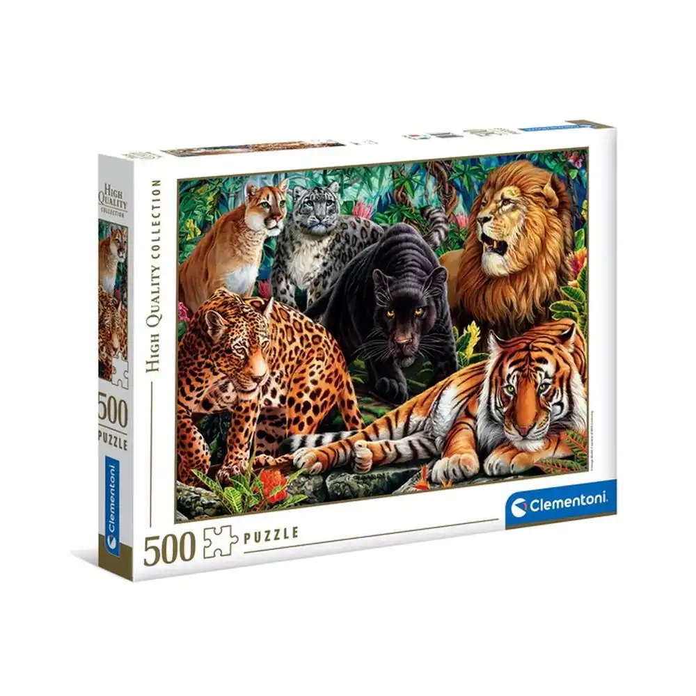 Clementoni - Wild Cats Puzzle 500 Pieces - 35126