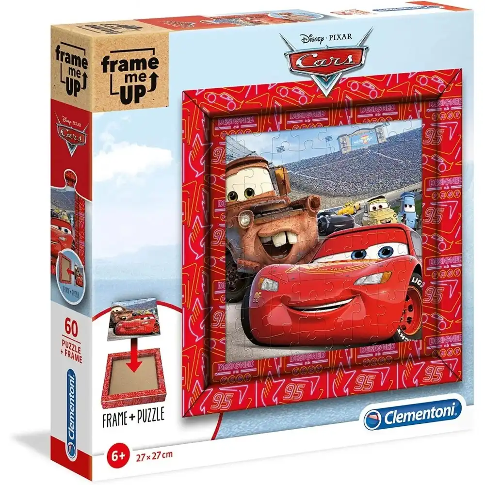 Clementoni - Frame Me Up Disney Cars Puzzle 60 Pieces - 38802
