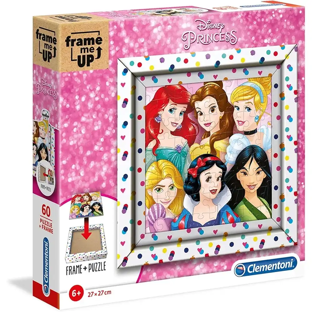 Clementoni - Frame Me Up Disney Princess Puzzle 60 Pieces - 38805